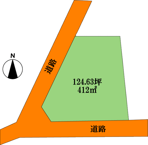 天羽マリーンヒル別荘地A-3　区画図