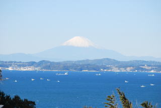 天羽マリーンヒル別荘地からの富士山